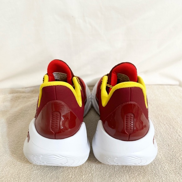 Under Armour Curry 11 Bruce Lee Fire red/yellow size 9.5 MEN’S BASKETBALL SHOES - Picture 6 of 9
